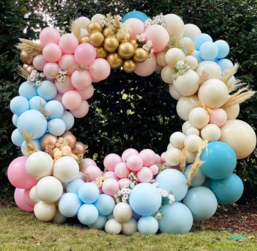 1pc Round Balloon Arch Plastic DIY Wreath Frame Holder Balloon Stand Circle Base Birthday Party Wedding Decoration Baby Shower