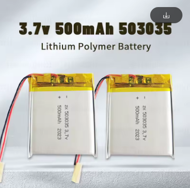 Lipo 503035 500mAh 3.7V Lithium Polymer Battery Li Po for Mobile Phone Balance Bike Bluetooth Headset Pet Water Dispenser Cell