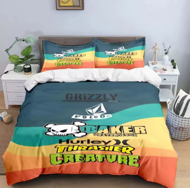 New V-VOLCOM 3d Print Bedding Sets Exquisite Bed Supplies Set Duvet Cover Bed Comforter Set Bedding Set Luxury Gift Home Textile